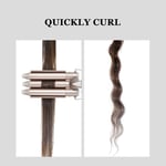 (US Plug)Three Barrel Curling Iron Salon Hairstyling Waver Hair Crimper GSA
