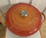 Le Creuset Cast Iron Enamelled 24cm Soup Pot/ Marmite - Volcanic