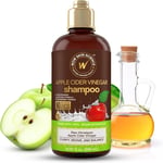 WOW Skin Science Apple Cider Vinegar Shampoo - Hair Growth Shampoo for Thinning 