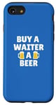 Coque pour iPhone SE (2020) / 7 / 8 Serveur | Achetez une bière à un serveur | Slogan d'appréciation amusant