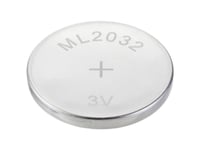 Voltcraft Genopladeligt Knapcellebatteri Ml 2032 Lithium 65 Mah 3 V 1 Stk