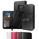 Samsung S9 - Fodral / Magnet Skal 2 in 1 - Rosa Pink Rosa