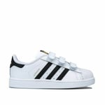 Boy's Adidas Originals Infant Superstar Cf Hook And Loop Trainers In White