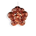 Tom Dixon - Globe Burst Chandelier, Copper, Incl. LED 12x6W 3000K, Dimmable - Takkronor
