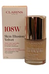 Clarins Skin Illusion Velvet Foundation 30ml #108W Sand Tinted