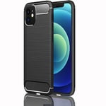 TECHGEAR iPhone 12, iPhone 12 Pro Carbon Fibre Case [Stealth Case] Flexible, Shockproof, Ultra Slim, Soft TPU Protective Shell Cover with Carbon Fibre Detailing Designed for iPhone 12 Pro / 12 6.1"