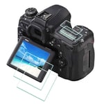 D780 D750 Top+Screen Protector for Nikon D750 D780 Camera [2+2Pack],ULBTER 0.3mm 9H Hardness Tempered Glass Screen Saver Anti-Scrach Anti-Fingerprint Anti-Bubble Anti-Water Anti-Dust