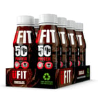 UFit 50g High Protein Shake Ready 2 Drink Chocolate Flavour Milkshake 8x 500mls