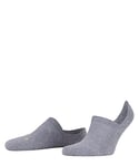 FALKE Unisex Cool Kick Invisible U IN Breathable No-Show Plain 1 Pair Liner Socks, Grey (Light Grey 3400), 4-5