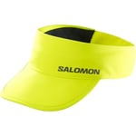 Salomon Cross Unisex Cap, Trail Running Hiking, Active Comfort, Optimized Position, and Recycled Fabric, Yellow, One Size