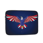 Laptop Case,10-17 Inch Laptop Sleeve Case Protective Bag,Notebook Carrying Case Handbag for MacBook Pro Dell Lenovo HP Asus Acer Samsung Sony Chromebook Computer,Eagle American Flag Independen 10 inch