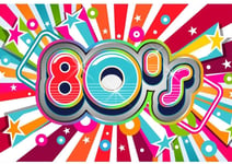 HD 7x5ft 80‘S Party Backdrop for Photography Hip Hop Fashion Pop Style Background 80 S Party Decorations Banner Adult Kids Photo Booth Shoot Studio Props