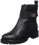 Geox Women's D Hoara Ankle Boot, Black, 6.5 UK