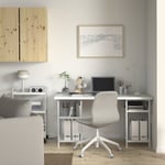 IKEA IKEA LAGKAPTEN / SPÄND skrivbord, vit, 140x60 cm, cm 140x60 cm