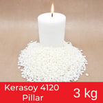 Kerax Sojavax till Blockljusvax - 3 kg KeraSoy 4120 Pastiller