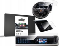 Grizzglass Cardisplay Protection Keramisk Film För Porsche Panamera 3 12,3" + 10,9" 2024 [3In1]