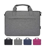 LUOXIYOUXUAN Laptop bag men's and women's single-handle shoulder bag 13/14/15.6 inch tablet bag (36 * 25 * 3,gray)