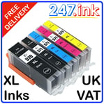 570XL & 571XL Ink Cartridges For Canon TS5053 TS5051 TS5050 (Set of 5)