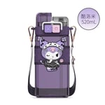 FLASKA FÖR VATTENFLASKA BIDONY Sugrör KAFFEFLASKA SANRIO 520ML REKUROMI 7