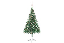 Be Basic Kunstig juletre med LED og kulesett 150 cm 380 grener -