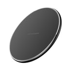 Wireless Fast Charger Charging Pad Mat 10w Metal For Iphone & Sa L