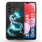 Coque pour Samsung Galaxy A13 / A04S Fantastique Dragon Bleu