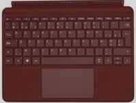 Microsoft Surface Go Signature Type Cover - AZERTY Belgian - Burgundy [New]