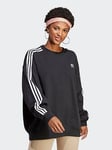 adidas Originals Adicolor Pullover Sweatshirt - Black, Black, Size Xs, Women
