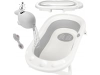 Primabobo Primabobo Mytoy Hopfällbart Badkar Med Dyna 5904067518735 Grey