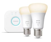 Philips Hue White Ambiance Smart Lighting Starter Kit w/ Bridge E27 Screw