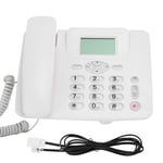 Vbestlife Corded Phone Desktop Landline Phone Table Telephone Business Office Home Fixed Telephone No Battery Dual Interface Function Extension