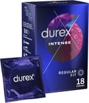 Intense Condoms, Stimulating Ribbed And Dotted Condoms With Desirex Gel, Pack o