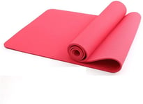 XY-M Non Slip Yoga Mat Eco Friendly SGS Certified TPE material – Odorless Durable and Lightweight Dual Color Design for Pilates Floor Workouts Fitness Exercises (Color, Dark purple),Red