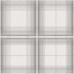 Plaid Check Tartan Wallpaper Chequed Woven Linen Effect Grey White Arthouse