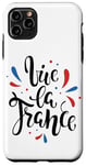 Coque pour iPhone 11 Pro Max Vive la France - Citation patriotique Freedom & Support