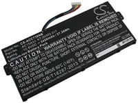 Kompatibelt med Acer Chromebook R11 CB5-132T-C732, 10.8V, 3450 mAh