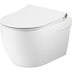 Pressalit Sway D2 toalett, utan spolkant, vit