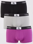 Calvin Klein 3 Pack Low Rise Trunk - Multi, Assorted, Size Xl, Men