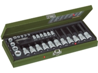 Proxxon 23 103, 29 stykker, 25,4 / 4 mm (1 / 4), 4 - 5 - 6 - 8 and 10 12 - 20