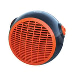 Argo - Radiateur soufflant portable 1000W-2000W ø 215mm 230V 50m3/h gris-orange portable rap 191070146