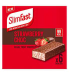 SlimFast Strawberry Chocolate Snack Bar multipack - 6 x 25g