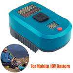 65W Fast Battery Charger Adapter USB-A & Type C PD 3.0 For Makita Battery 18-20V