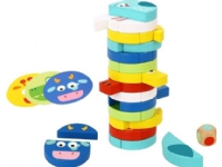Tooky Toy Lumarko Jenga For Kids Building Blocks Animals Arcade Game!