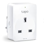 TP-LINK (TAPO P100) Mini Smart Wi-Fi Socket, Remote Access, Scheduling, Away ...