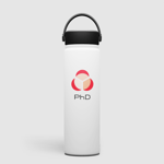 PhD Nutrition Water Bottle Hydra Flask Stainless Steel Matte White Colour 750ml