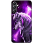 Samsung Galaxy A15 5G Genomskinligt Skal Lila Varg