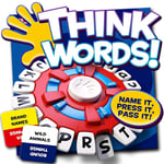 IDEAL | Think Words: Det snabba tänkandets bokstavspressande spel! | Familjespel | För 2-8 spelare | Ålder 8+