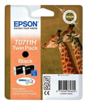 Epson T0711H Black Ink-Cartridge For Epson Stylus BX3450, DX7400 Printers