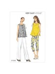 Vogue Misses' Tops and Pull On Pants Sewing Pattern, V9258
