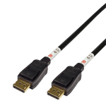 DisplayPort cable, DP 2.1, DP40, 1,5m
